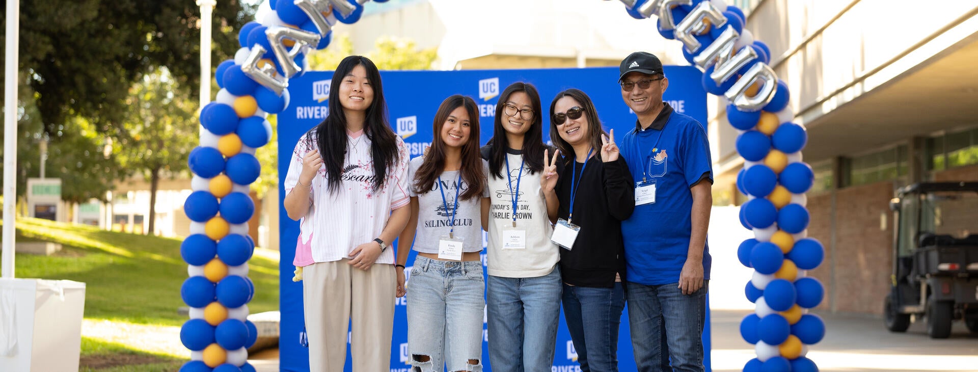 Family at Family Weekend